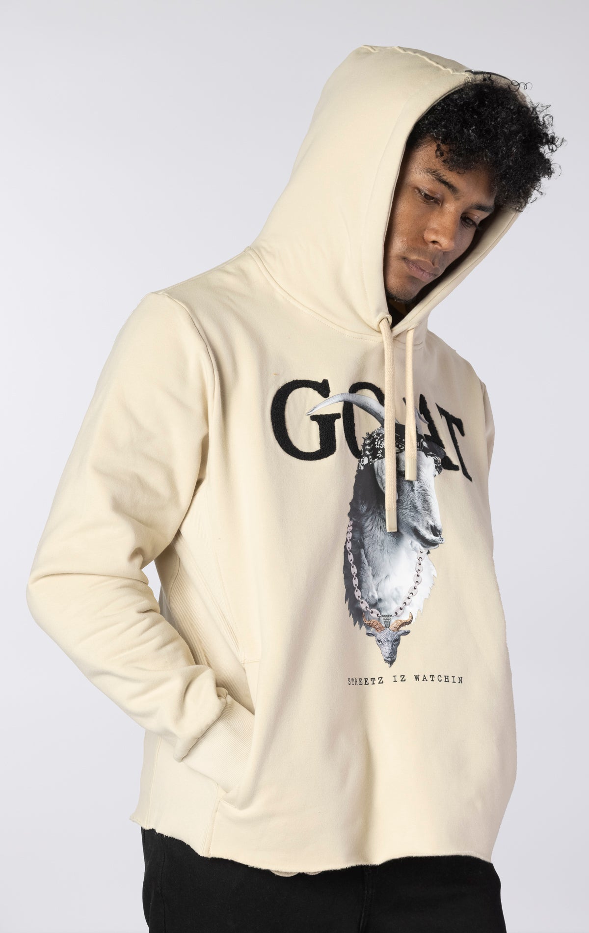 Goat Cropped Hoodie